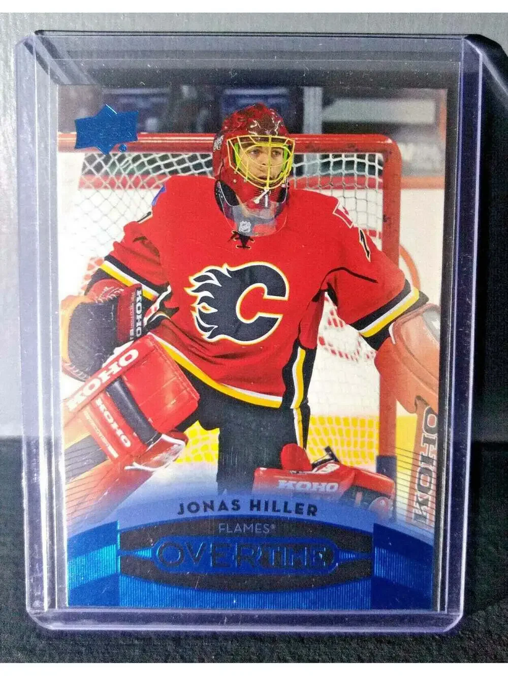 2015-16 Jonas Hiller Upper Deck Overtime Hockey #15 Card
